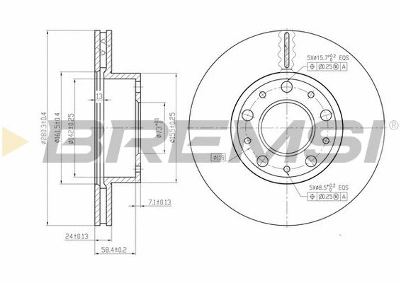 Brake Disc (CD7170V)