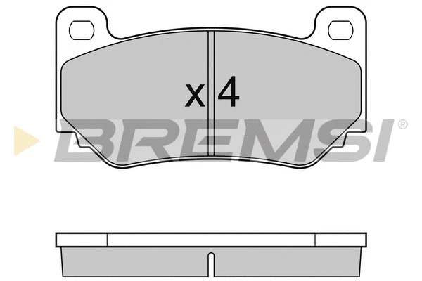 Brake Pad Set, disc brake (BP3104)