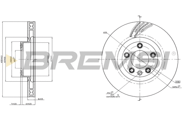 Brake Disc (CD8019VLS)