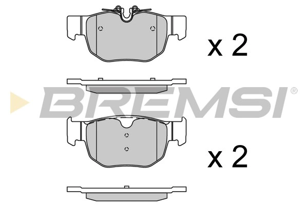Brake Pad Set, disc brake (BP3936)