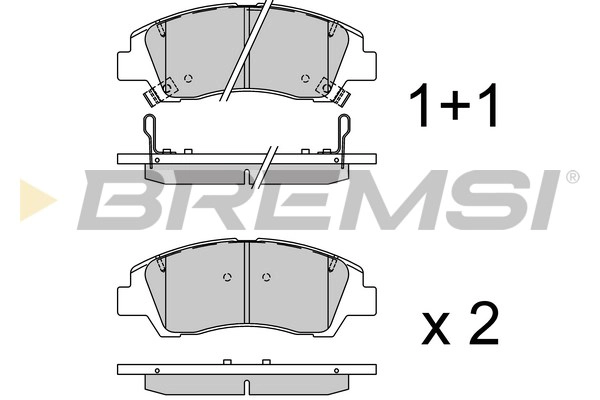 Brake Pad Set, disc brake (BP3924)