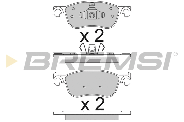 Brake Pad Set, disc brake (BP3791)