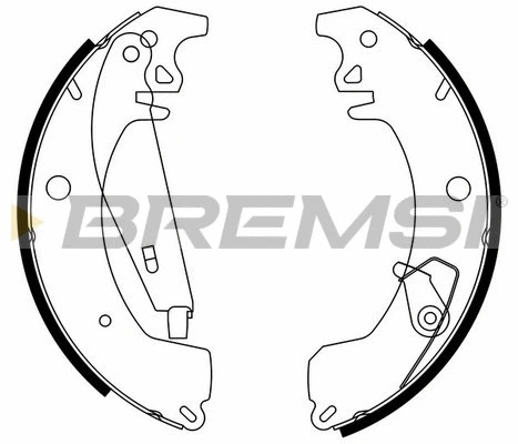 Brake Shoe Set (GF0417)