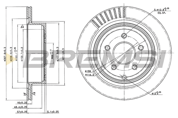 Brake Disc (CD7506S)