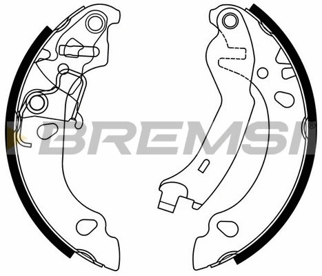 Brake Shoe Set (GF0151)