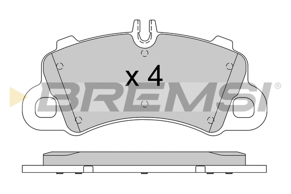 Brake Pad Set, disc brake (BP3866)