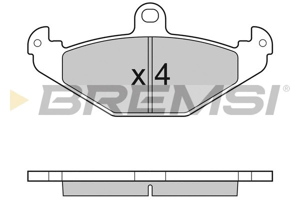 Brake Pad Set, disc brake (BP3033)