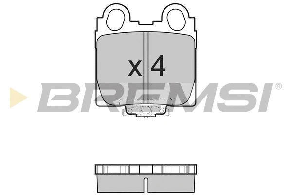 Brake Pad Set, disc brake (BP2962)