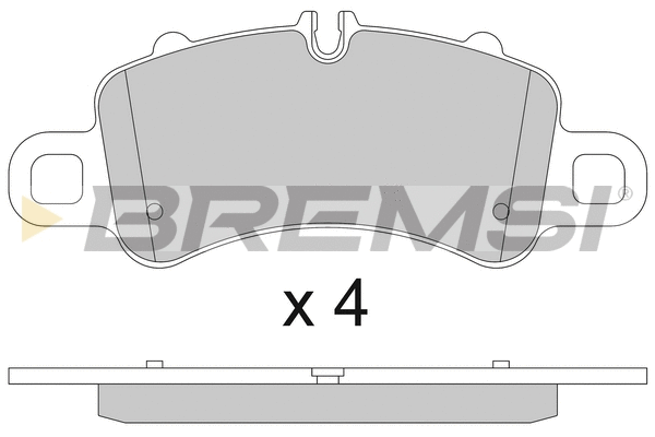 Brake Pad Set, disc brake (BP3820)