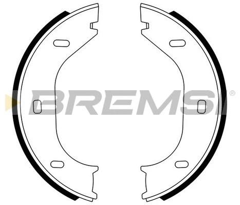 Brake Shoe Set, parking brake (GF0001)