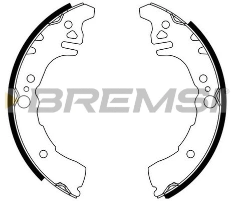 Brake Shoe Set (GF0681)