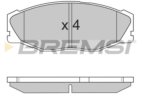 Brake Pad Set, disc brake (BP2697)