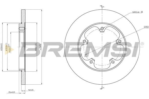 Brake Disc (CD8484S)