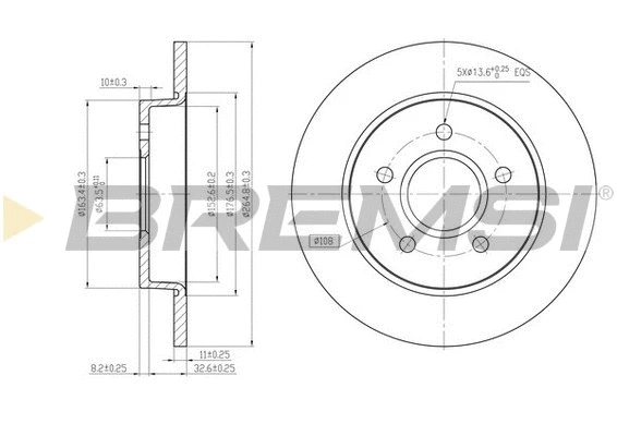 Brake Disc (CD7226S)