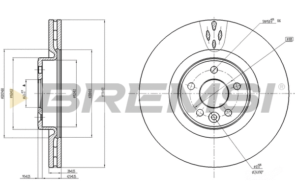 Brake Disc (CD7680V)
