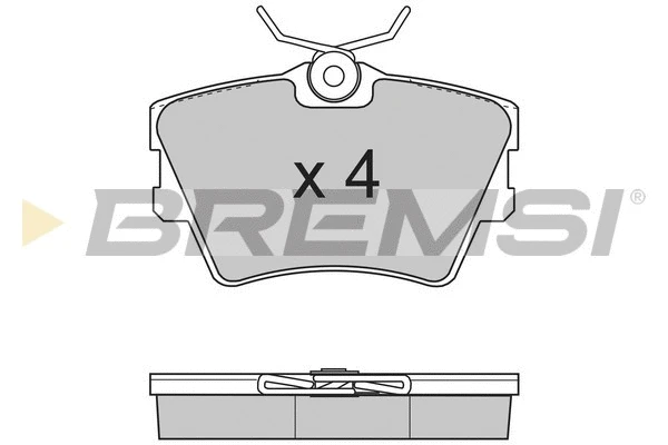 Brake Pad Set, disc brake (BP2724)