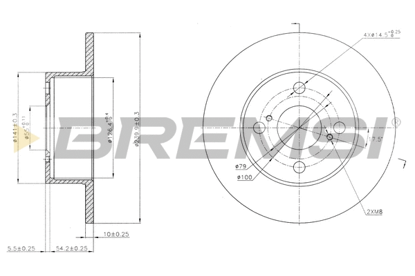 Brake Disc (CD7487S)