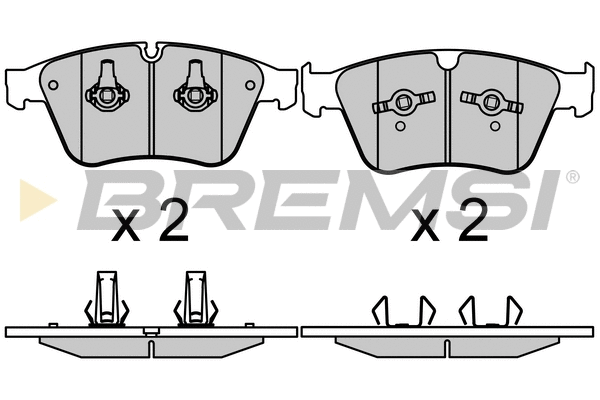 Brake Pad Set, disc brake (BP3713)