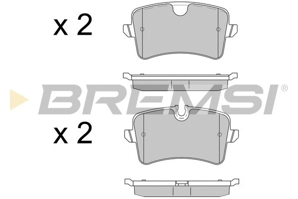 Brake Pad Set, disc brake (BP3502)