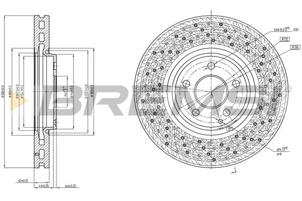 Brake Disc (CD7981VRD)