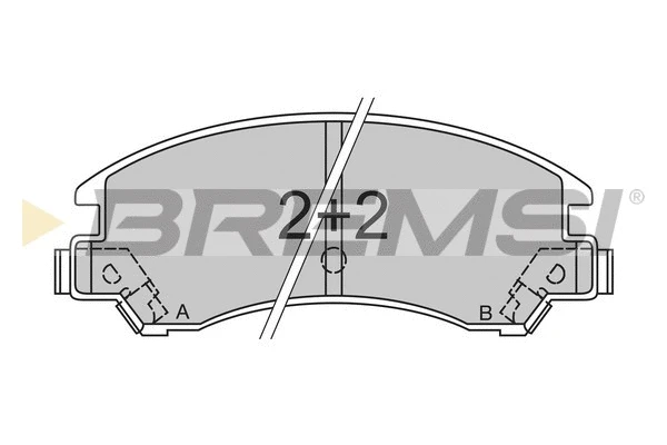 Brake Pad Set, disc brake (BP2358)