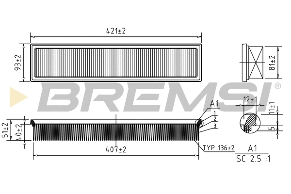 Air Filter (FA1020)