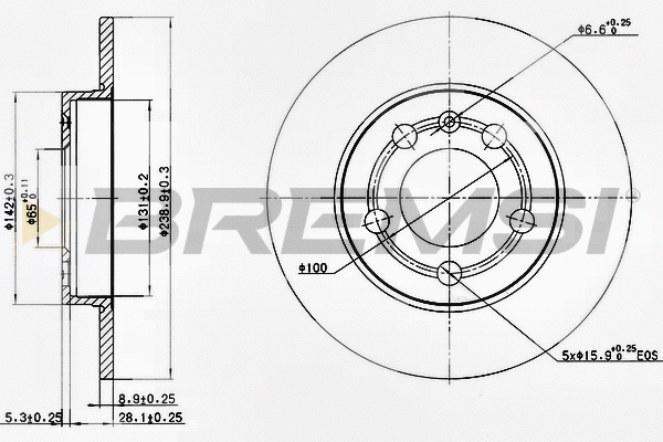 Brake Disc (CD7155S)