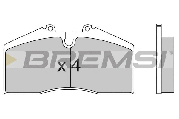 Brake Pad Set, disc brake (BP2449)