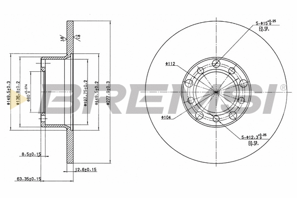 Brake Disc (CD6071S)