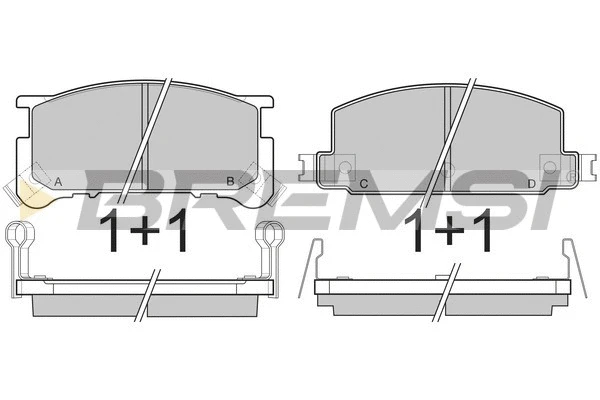 Brake Pad Set, disc brake (BP2285)