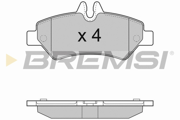 Brake Pad Set, disc brake (BP3293TR)