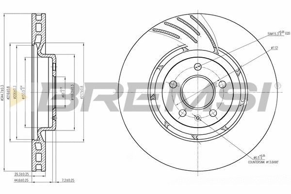 Brake Disc (CD7665V)