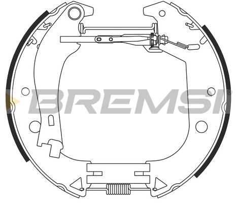 Brake Shoe Set (GK0385)