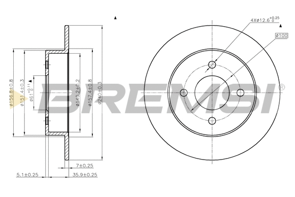 Brake Disc (CD7058S)