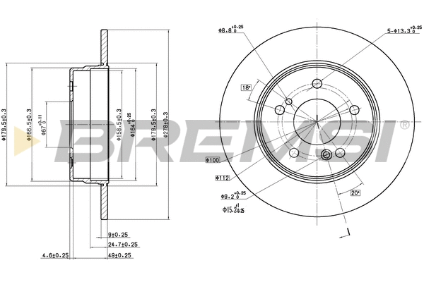 Brake Disc (CD6819S)