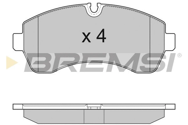 Brake Pad Set, disc brake (BP3290)