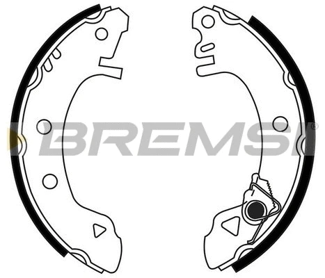 Brake Shoe Set (GF0214)
