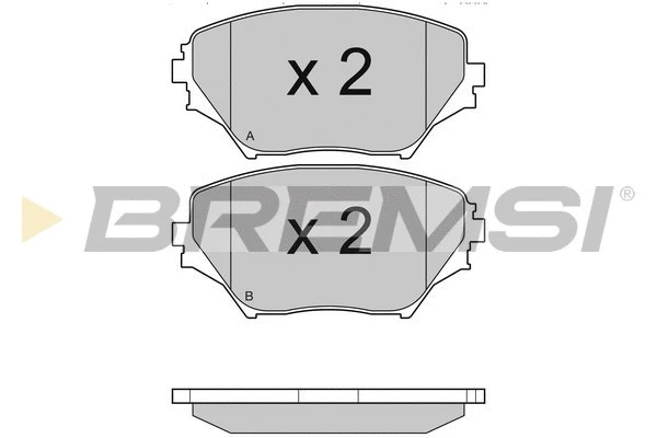 Brake Pad Set, disc brake (BP2993)