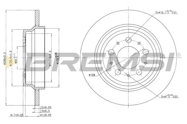 Brake Disc (CD7079S)