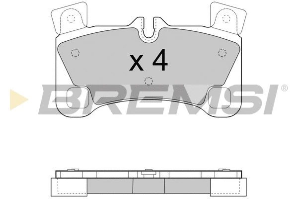 Brake Pad Set, disc brake (BP3458)