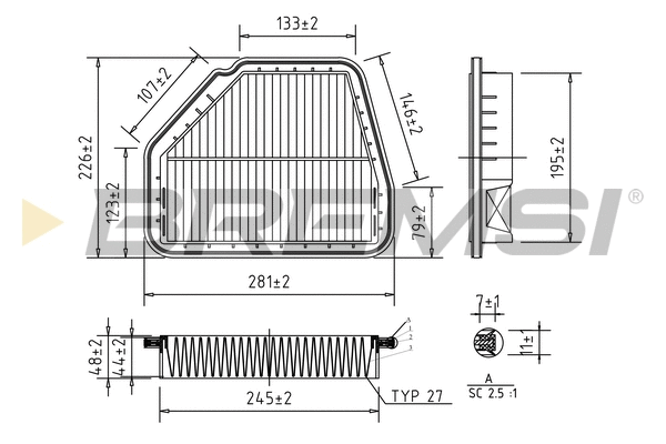 Air Filter (FA1038)