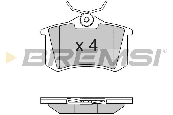 Brake Pad Set, disc brake (BP2807)