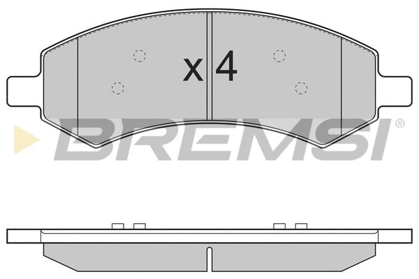 Brake Pad Set, disc brake (BP3310)