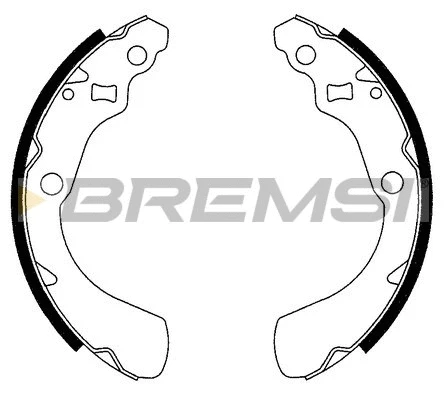Brake Shoe Set (GF0710)