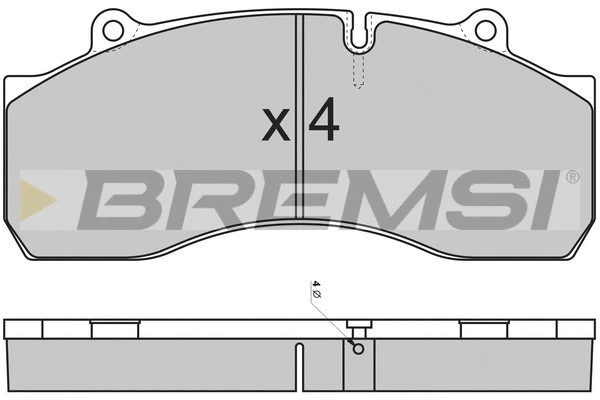 Brake Pad Set, disc brake (BP7308)