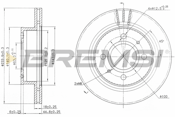 Brake Disc (CD7301V)