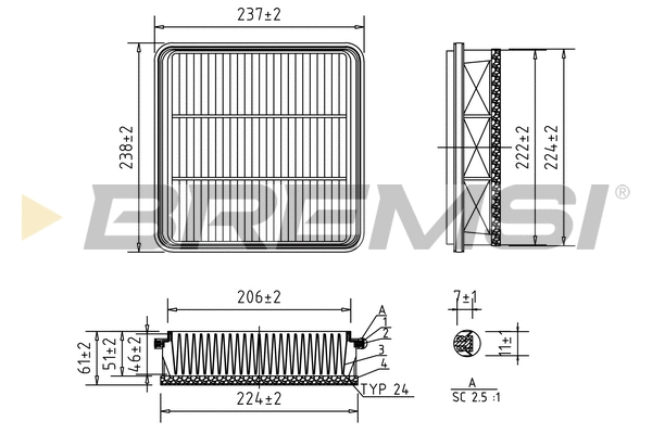 Air Filter (FA1575)