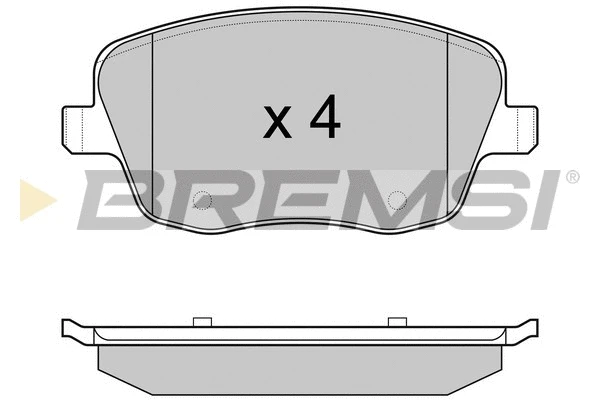 Brake Pad Set, disc brake (BP2973)