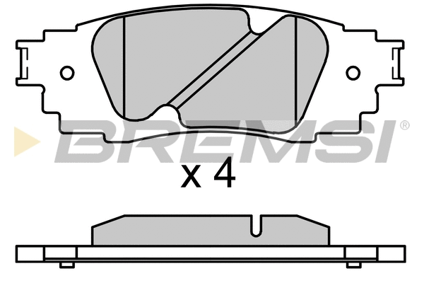 Brake Pad Set, disc brake (BP3705)