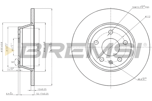 Brake Disc (CD7848S)